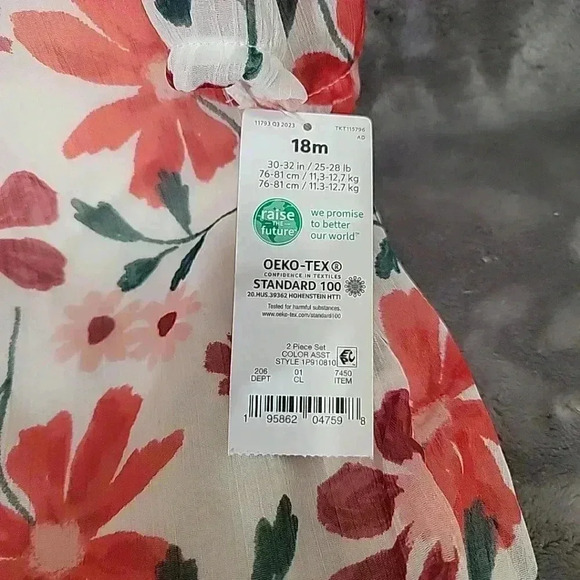 Carter 18mth little girls spring dress - Picture 2 of 7